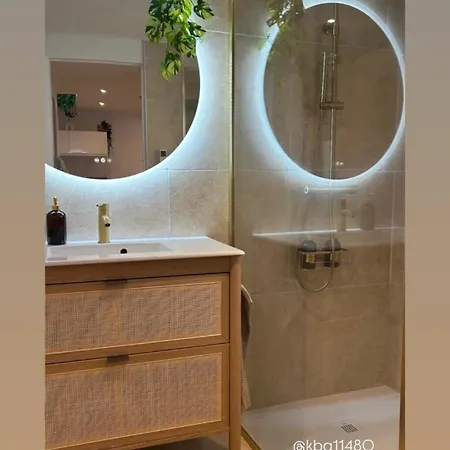 Apartment Bali Et Sauna Prive - Video Projecteur - Escapade Romantique-centre Carcassonne